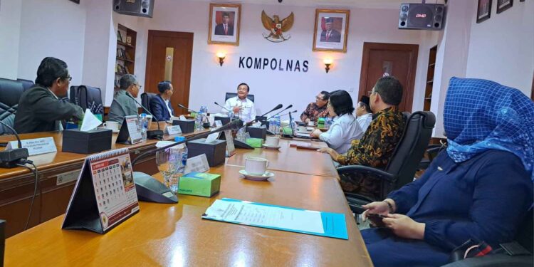 Ikut Wujudkan Pemilu Damai dan Bermartabat, SMSI Pusat Audensi dengan Kompolnas