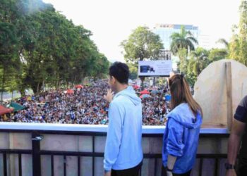 Muzani, Gibran, hingga Gubernur Hadiri Jalan Sehat Bersama Masyarakat Sulsel