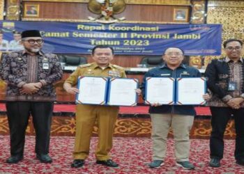 Gubernur Jambi : Hadapi Pemilu, Camat Harus Netral dan Mampu Jaga Daerah Dengan Baik