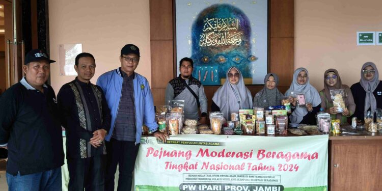 PW IPARI Jambi Pamerkan Produk Unggulan Khas Jambi pada Retreat Nasional Penyuluh Agama Se-Indonesia