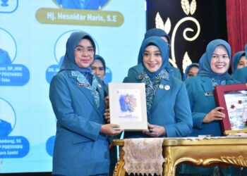 Dokter Nadiyah Maulana Resmi Jabat Ketua TP-PKK, Bunda PAUD, Ketua Pembina Posyandu dan Ketua Dekranasda Kota Jambi