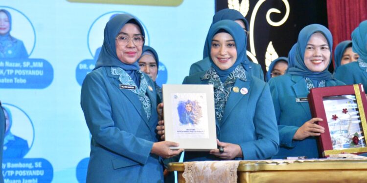Dokter Nadiyah Maulana Resmi Jabat Ketua TP-PKK, Bunda PAUD, Ketua Pembina Posyandu dan Ketua Dekranasda Kota Jambi