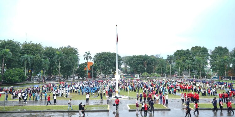 Wagub Abdullah Sani Apresiasi Kota Jambi Pecahkan Rekor MURI Pelatihan BHD Terbanyak Se-Indonesia