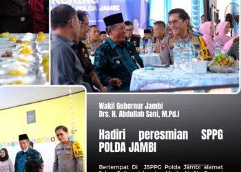 Wagub Sani Hadiri Peresmian SPPG Polda Jambi