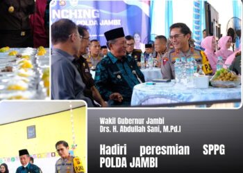 Wagub Sani Hadiri Peresmian SPPG Polda Jambi