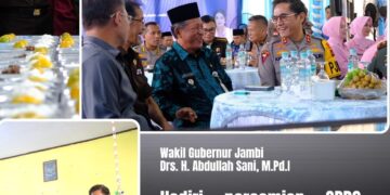Wagub Sani Hadiri Peresmian SPPG Polda Jambi