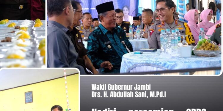 Wagub Sani Hadiri Peresmian SPPG Polda Jambi