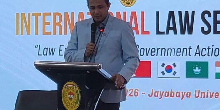 Universitas Jayabaya Gelar Seminar Internasional, Wakil Menteri Hukum Tekankan Kemajuan Teknologi Tuntut Hukum Bersikap Adaptif