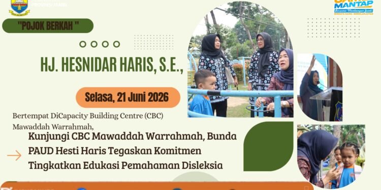 Bunda PAUD Hesti Haris Tegaskan Komitmen Tingkatkan Edukasi Disleksia saat Kunjungi CBC Mawaddah Warrahmah