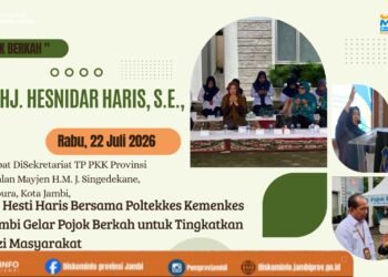 Hj. Hesti Haris dan Poltekkes Kemenkes Jambi Gelar Pojok Berkah untuk Tingkatkan Gizi Masyarakat