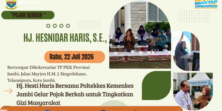 Hj. Hesti Haris dan Poltekkes Kemenkes Jambi Gelar Pojok Berkah untuk Tingkatkan Gizi Masyarakat