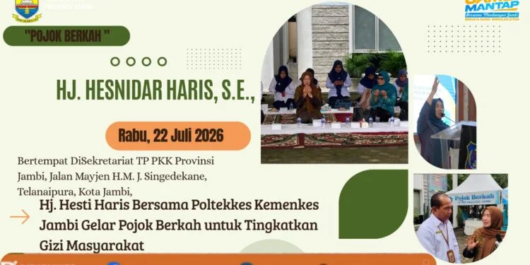 TP PKK Jambi dan Poltekkes Kemenkes Perkuat Edukasi Gizi Lewat Program Pojok Berkah