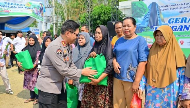 Polda Jambi Dukung Gerakan Pangan Murah, Jaga Stabilitas Pasokan dan Harga Pangan