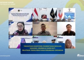 Kakanwil Kemenkum Jambi Ikuti Pelatihan Teknis untuk Tingkatkan Kompetensi Pembentukan Regulasi